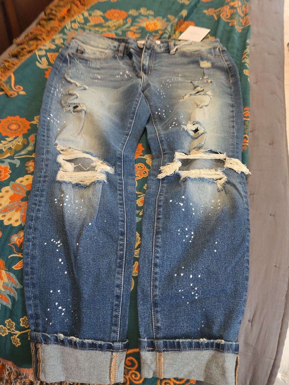 KanCan Light Blue Cropped Ankle Jeans - Picture 2 of 5